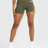 WOMEN'S BEST Power Seamless Shorts | Khaki