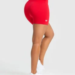 WOMEN'S BEST Power Seamless Shorts | Red SPORTBEKLEIDUNG