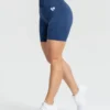 WOMEN'S BEST Power Seamless Cycling Shorts | Sapphire Blue SPORTBEKLEIDUNG