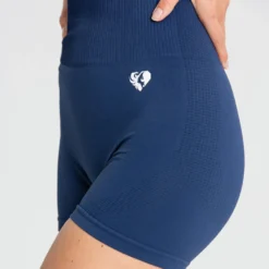 WOMEN'S BEST Power Seamless Shorts | Sapphire Blue