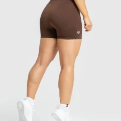 WOMEN'S BEST Power Seamless Shorts | Walnut Brown SPORTBEKLEIDUNG