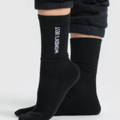 WOMEN'S BEST Premium Crew Socks (1PK) | Black SPORTBEKLEIDUNG