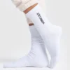 WOMEN'S BEST SPORTBEKLEIDUNG Premium Crew Socks (1PK) | White