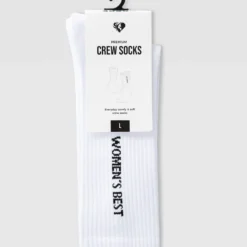WOMEN'S BEST SPORTBEKLEIDUNG Premium Crew Socks (1PK) | White