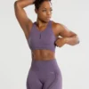 WOMEN'S BEST Renew Seamless Sports Bra | Frosted Lilac SPORTBEKLEIDUNG