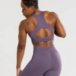 WOMEN'S BEST Renew Seamless Sports Bra | Frosted Lilac SPORTBEKLEIDUNG