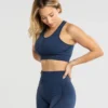 WOMEN'S BEST Renew Seamless Sports Bra | Moonlight Navy