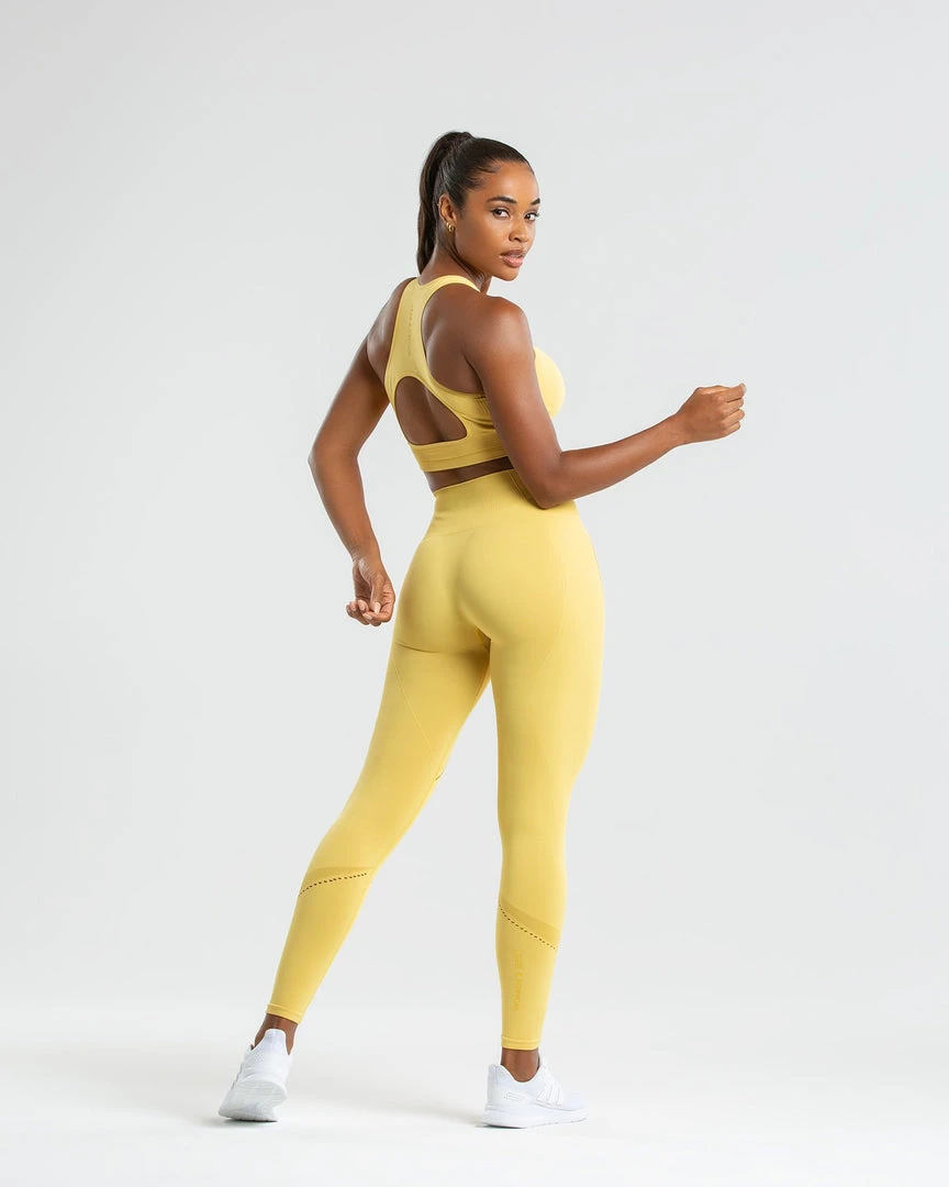 WOMEN'S BEST Renew Seamless Leggings | Dried Yellow SPORTBEKLEIDUNG