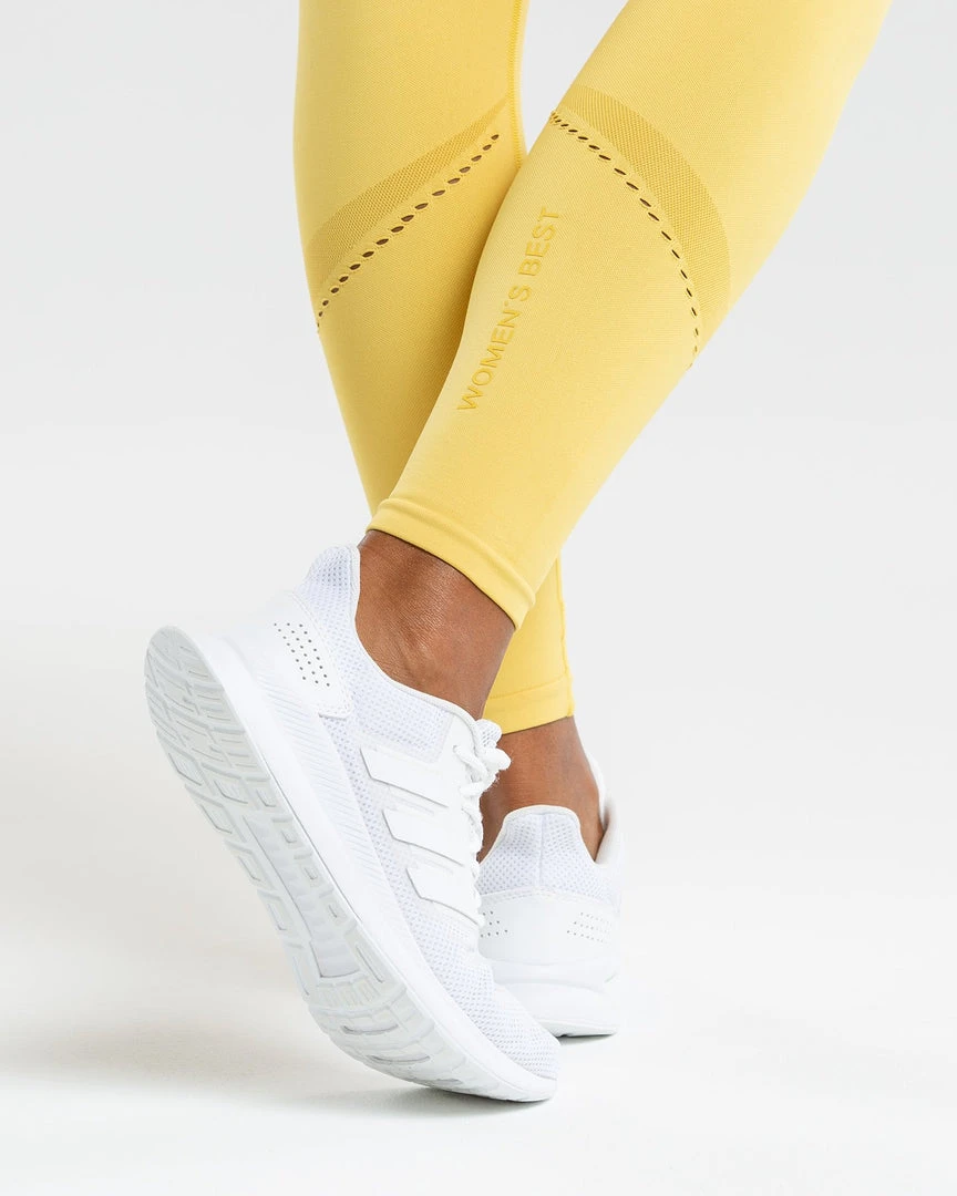 WOMEN'S BEST Renew Seamless Leggings | Dried Yellow SPORTBEKLEIDUNG