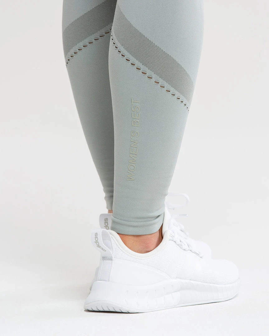 WOMEN'S BEST Renew Seamless Leggings | Mud Green SPORTBEKLEIDUNG