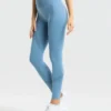 WOMEN'S BEST SPORTBEKLEIDUNG Renew Seamless Leggings | Pacific Blue