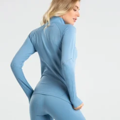 WOMEN'S BEST SPORTBEKLEIDUNG Renew Seamless Long Sleeve Top | Pacific Blue