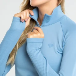 WOMEN'S BEST SPORTBEKLEIDUNG Renew Seamless Long Sleeve Top | Pacific Blue