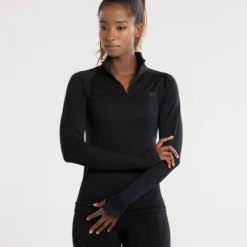 WOMEN'S BEST SPORTBEKLEIDUNG Renew Seamless Long Sleeve Top | Black