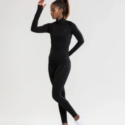WOMEN'S BEST SPORTBEKLEIDUNG Renew Seamless Long Sleeve Top | Black