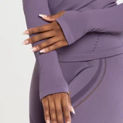 WOMEN'S BEST SPORTBEKLEIDUNG Renew Seamless Long Sleeve Top | Frosted Lilac