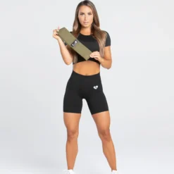 WOMEN'S BEST SPORTBEKLEIDUNG Short Resistance Band - Medium | Khaki
