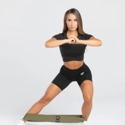 WOMEN'S BEST SPORTBEKLEIDUNG Short Resistance Band - Medium | Khaki