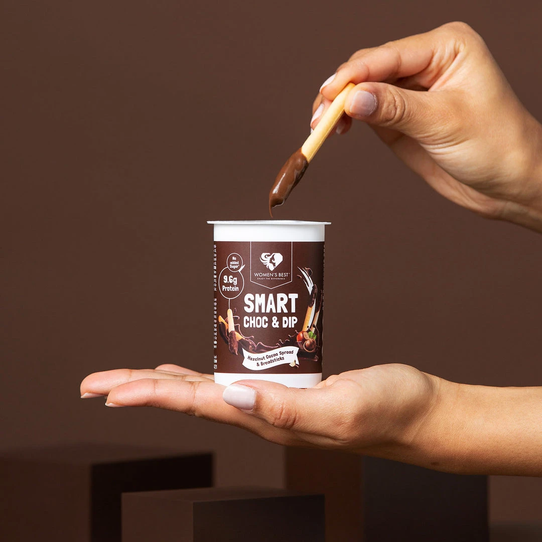 WOMEN'S BEST NUTRITION Smart Protein Choc & Dip - 12 Pack