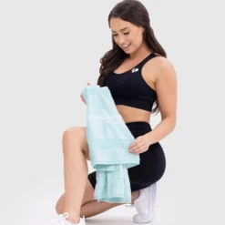 WOMEN'S BEST Sweat Towel | Whispering Blue