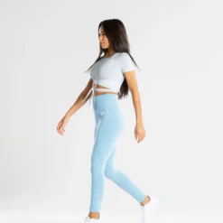 WOMEN'S BEST True Tie Crop Top | Grey