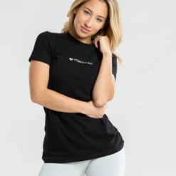 WOMEN'S BEST SPORTBEKLEIDUNG True Long Length T-Shirt | Black