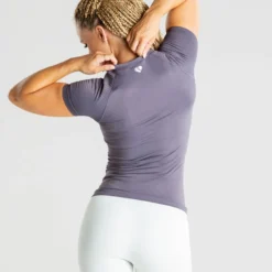 WOMEN'S BEST SPORTBEKLEIDUNG Power Seamless T-Shirt | Charcoal