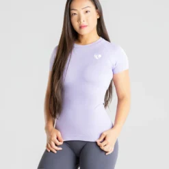 WOMEN'S BEST Power Seamless T-Shirt | Lilac