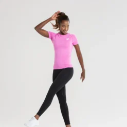 WOMEN'S BEST SPORTBEKLEIDUNG Power Seamless T-Shirt | Phlox Pink
