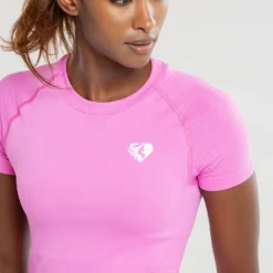 WOMEN'S BEST SPORTBEKLEIDUNG Power Seamless T-Shirt | Phlox Pink
