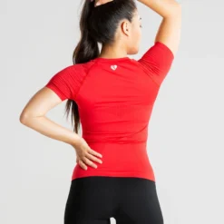 WOMEN'S BEST Power Seamless T-Shirt | Red