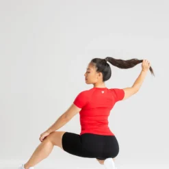 WOMEN'S BEST Power Seamless T-Shirt | Red