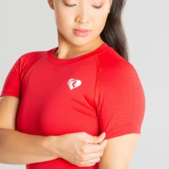 WOMEN'S BEST Power Seamless T-Shirt | Red