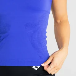 WOMEN'S BEST Power Seamless T-Shirt | Royal Blue SPORTBEKLEIDUNG
