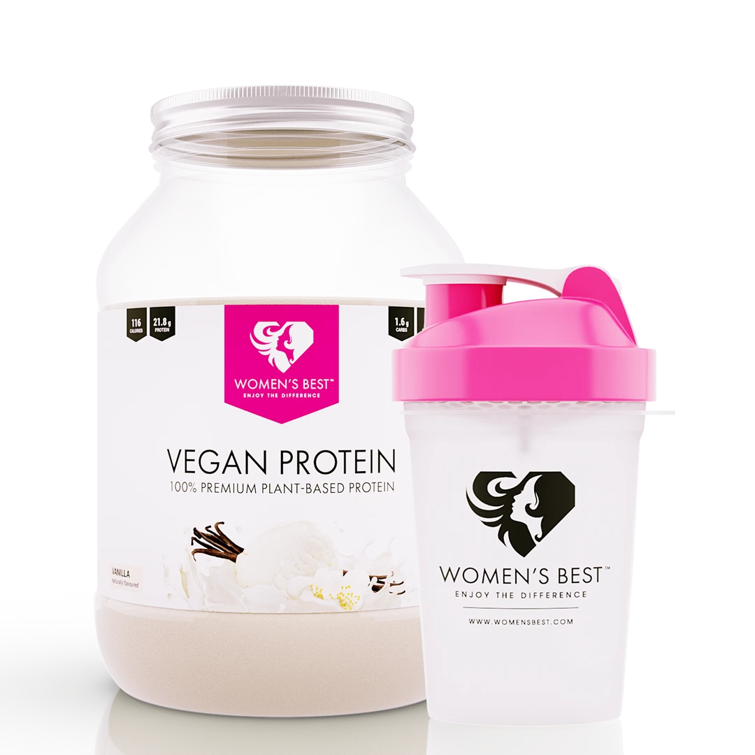 WOMEN'S BEST Vegan Protein + Shaker NUTRITION