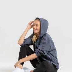 WOMEN'S BEST Hold Windbreaker | Space Grey SPORTBEKLEIDUNG