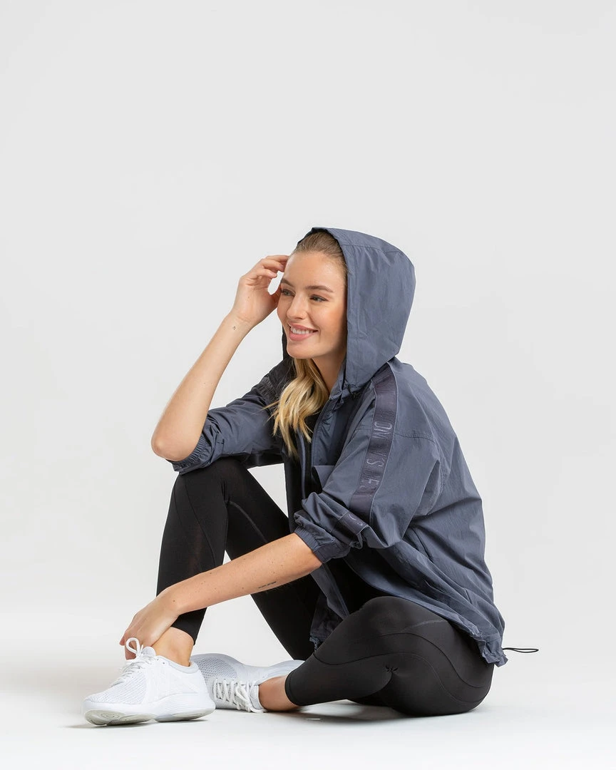 WOMEN'S BEST Hold Windbreaker | Space Grey SPORTBEKLEIDUNG