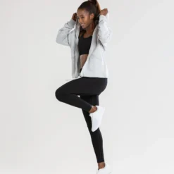 WOMEN'S BEST SPORTBEKLEIDUNG Power Zip Jacket | Mist Grey