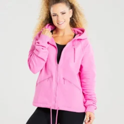 WOMEN'S BEST SPORTBEKLEIDUNG Power Zip Jacket | Phlox Pink