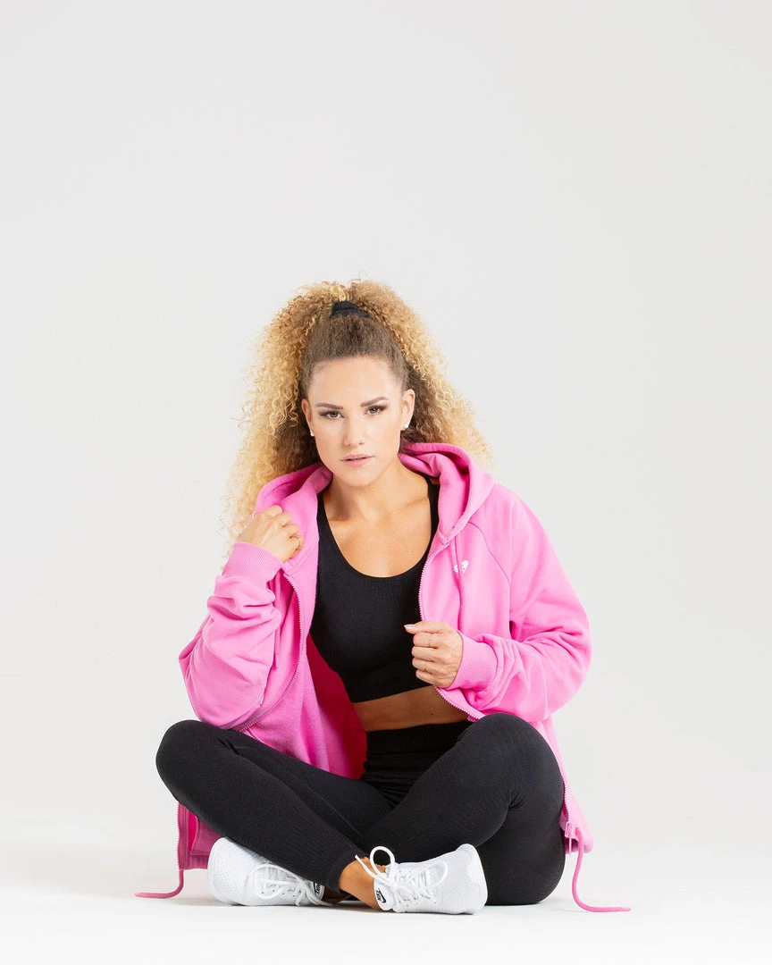 WOMEN'S BEST SPORTBEKLEIDUNG Power Zip Jacket | Phlox Pink