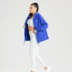 WOMEN'S BEST Power Zip Jacket | Royal Blue